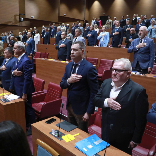 Početak 7. sjednice Hrvatskog sabora