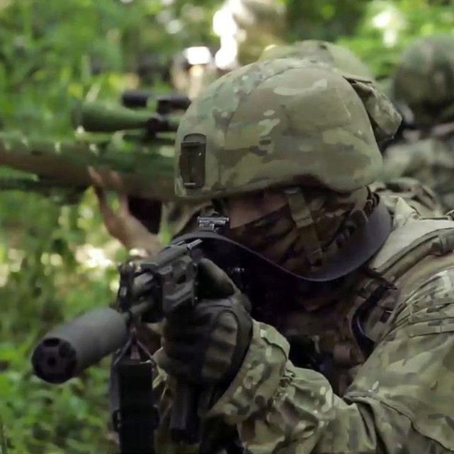 Ruske specijalne jedinice negdje na fronti u Ukrajini