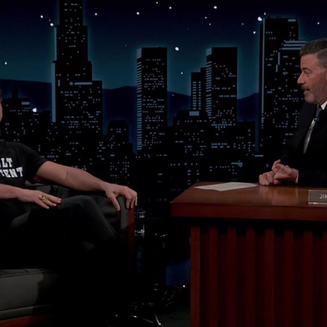 Jimmy Kimmel (uz Pedra Pascala), arhivska fotografija