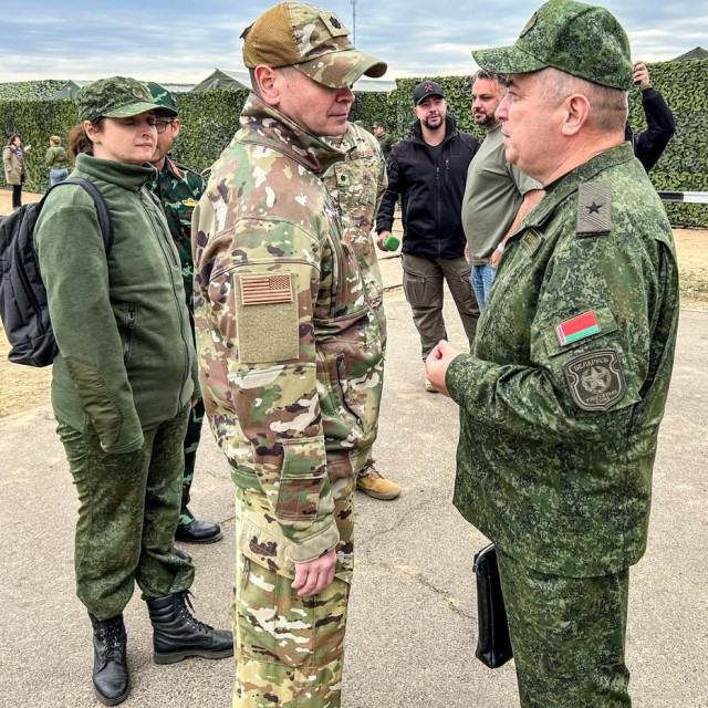 Američki časnici u Bjelorusiji