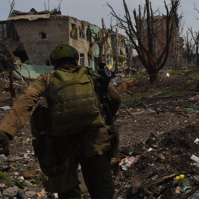 Pripadnik Wagnera u Bahmutu