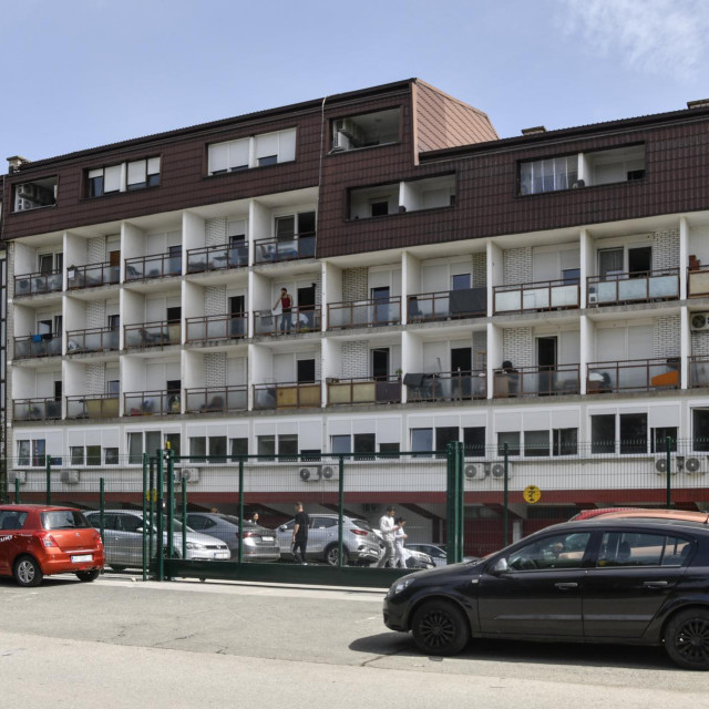 Hotel Porin u kojem borave migranti