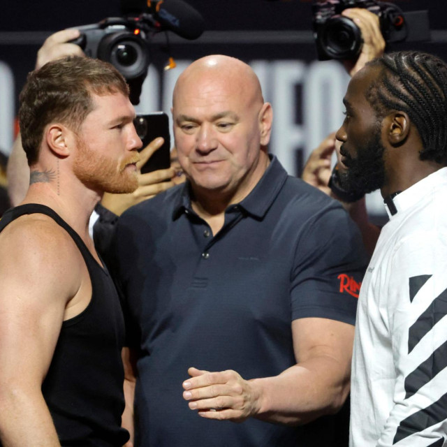 Canelo Alvarez, Dana White i Terence Crawford