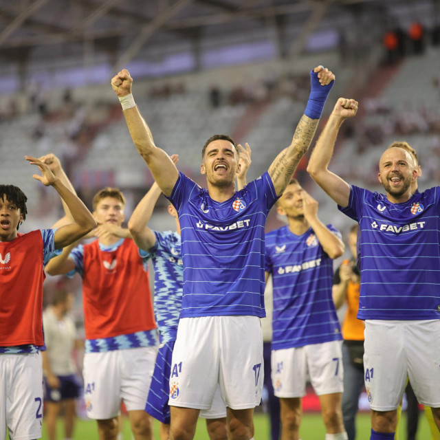 Slavlje dinamovaca na Poljudu