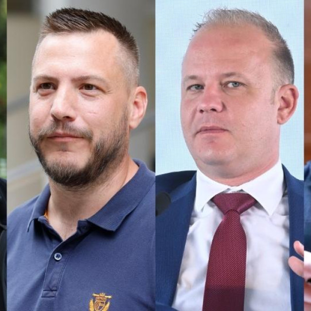Ranko Ostojić, Marko Krička, Mišel Jakšić i Saša Đujić