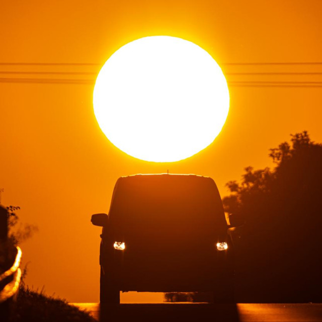 Ilustracija toplinskog vala