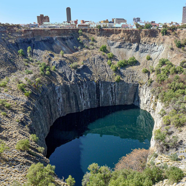 ‘Big Hole‘ u Južnoafričkoj Republici, ilustracija