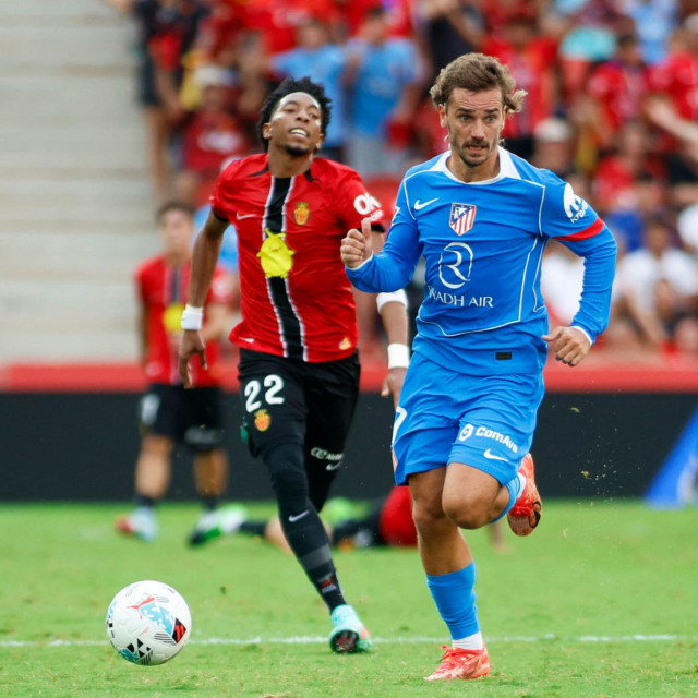 Antoine Griezmann i Johan Mojica