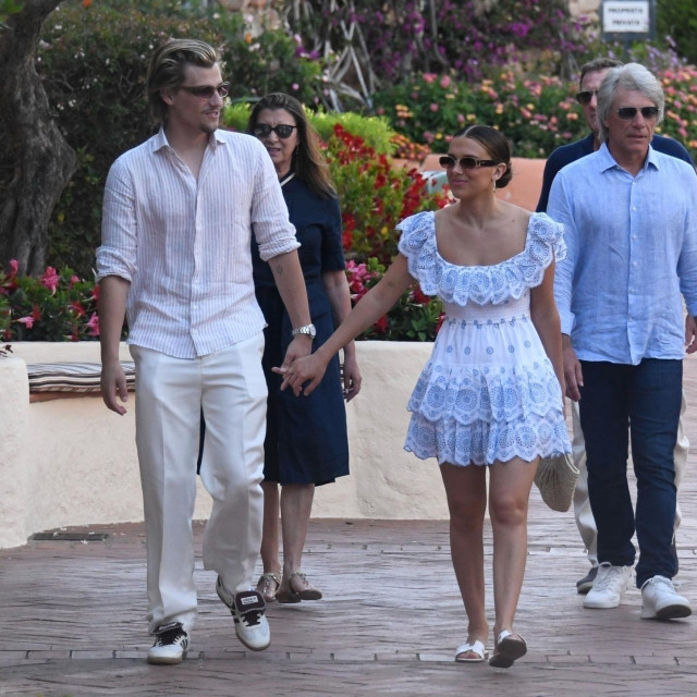 Millie Bobby Brown, Jake Bongiovi, Jon Bon Jovi