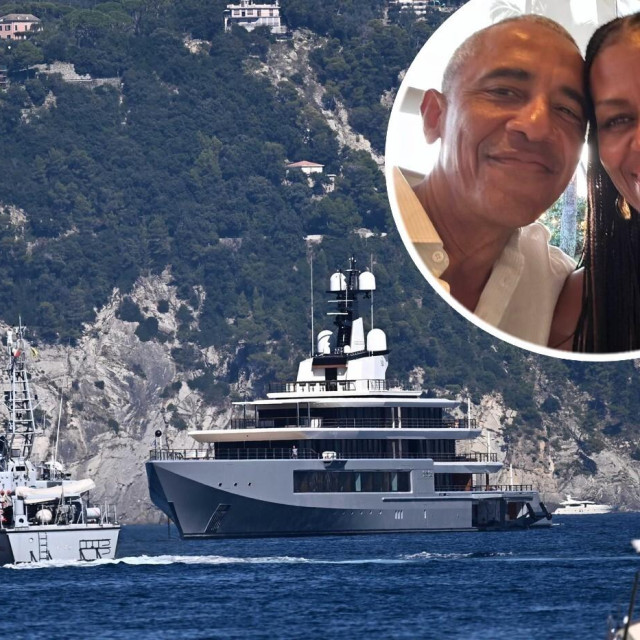 Barack i Michelle Obama na jahti Stevena Spielberga