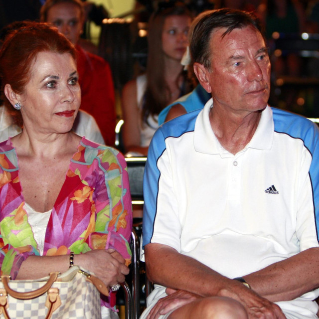 Nikola Pilić sa suprugom Mijom