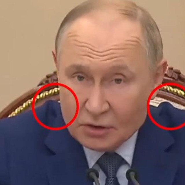 Neobične izbočine na Putinovim ramenima