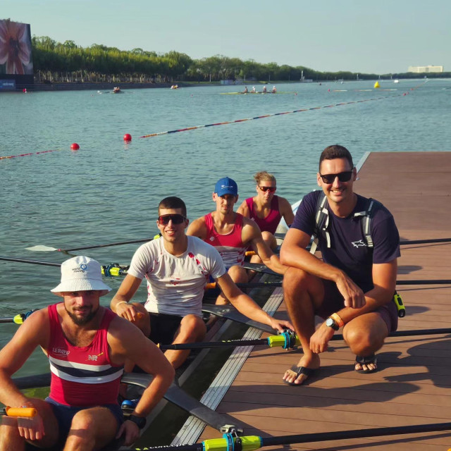 Karlo Borković, Roko Bošković, Goran Mahmutović, Boris Cesarec i trener Toni Urlić