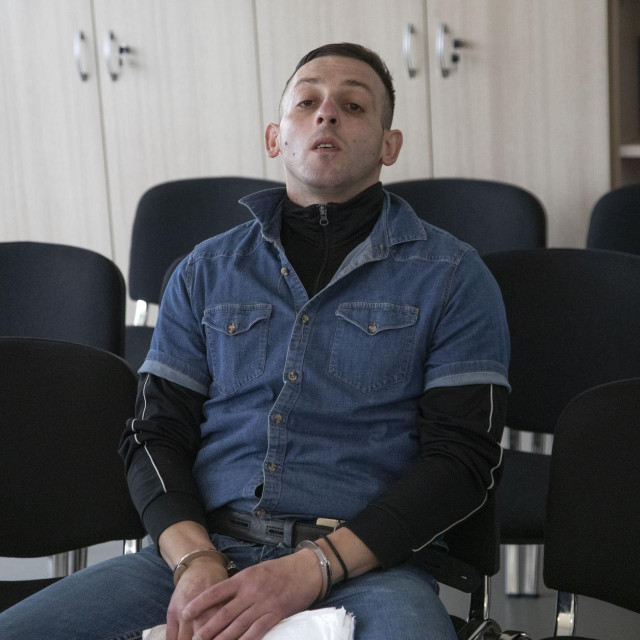 Aleksandar Nišević u sudnici Županijskog suda u Velikoj Gorici  