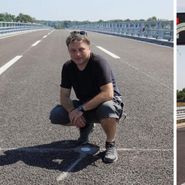 Naš novinar Krešimir Žabec; Autocesta Beli Manastir Mađarska


 