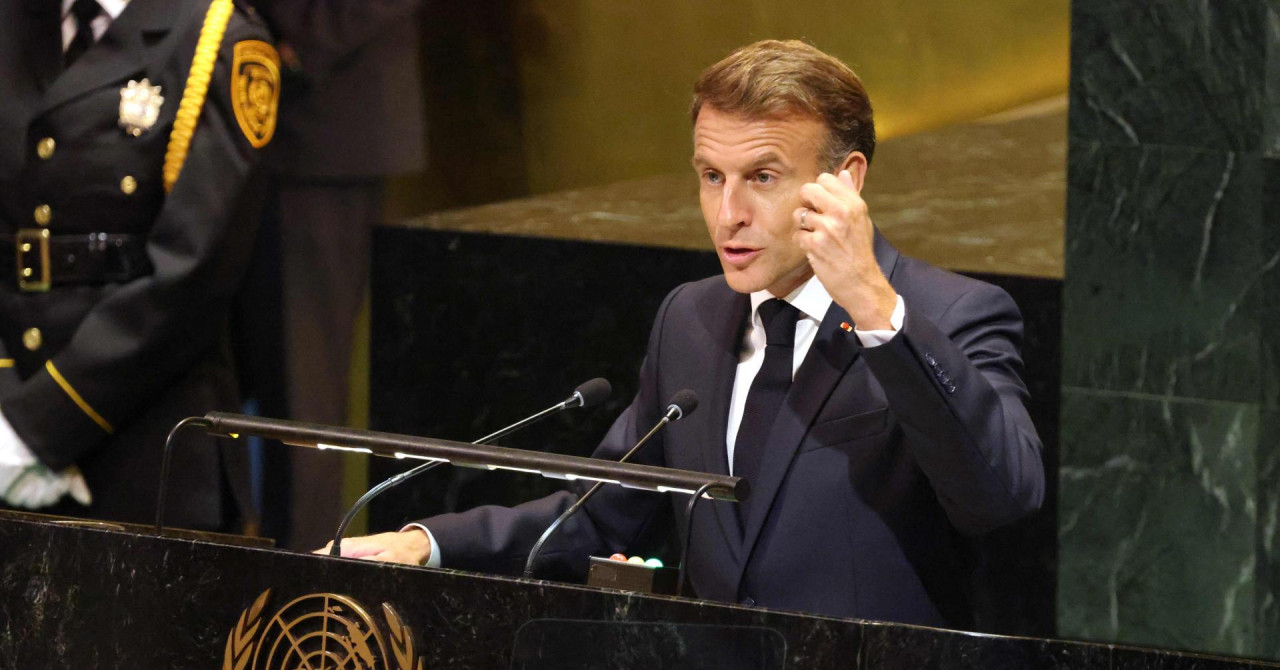 Macron poziva k obnovi duha sodelovanja v Združenih narodih