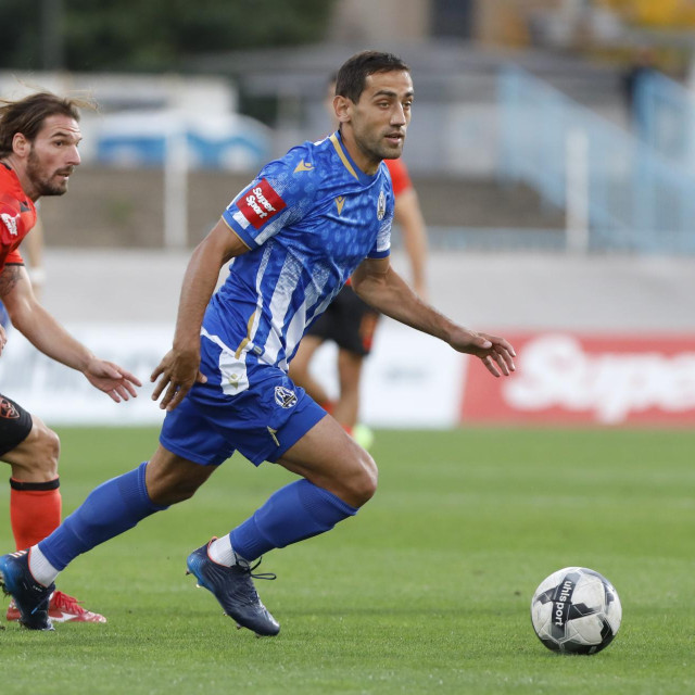 Mate Maleš u dresu Lokomotive, 7, listopada 2022.