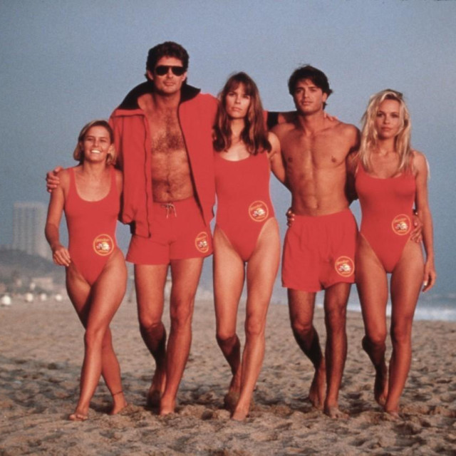 ”BayWatch” (1992.) - Nicole Eggert, David Hasselhoff, Alexandra Paul, David Charvet i Pamela Anderson