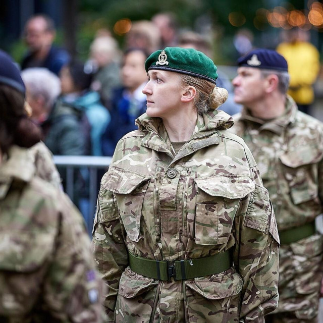 Britanska vojnikinja/ilustrativna fotografija