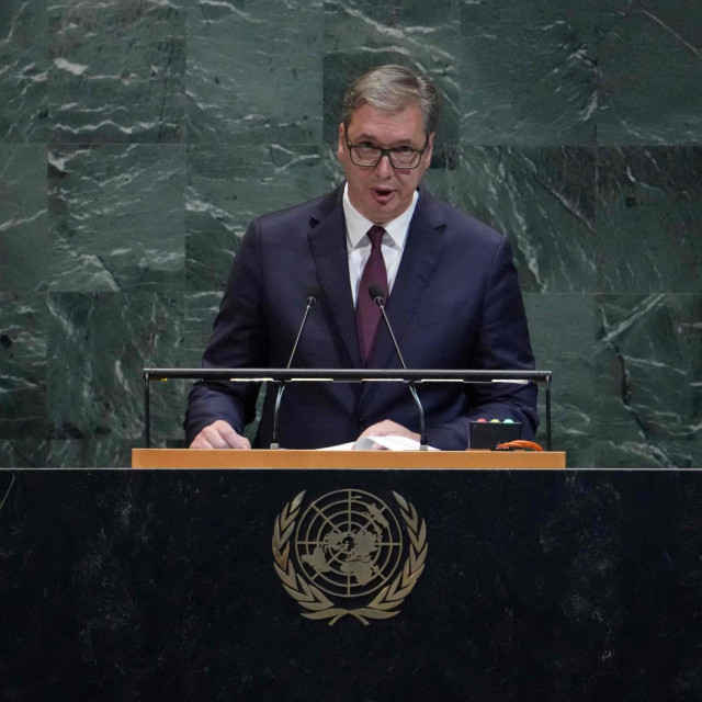 Aleksandar Vučić pred Općom skupštinom UN-a