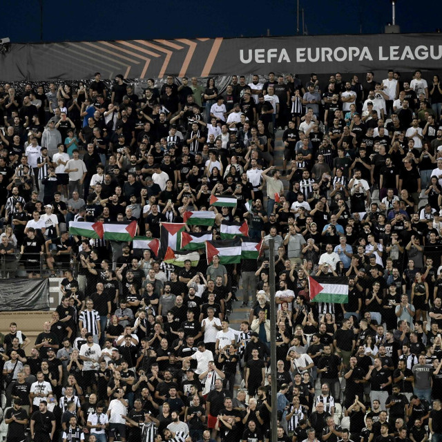 Navijači na stadionu PAOK-a