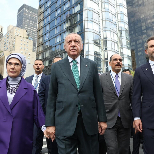 Recep Tayyip Erdogan na ulicama New Yorka