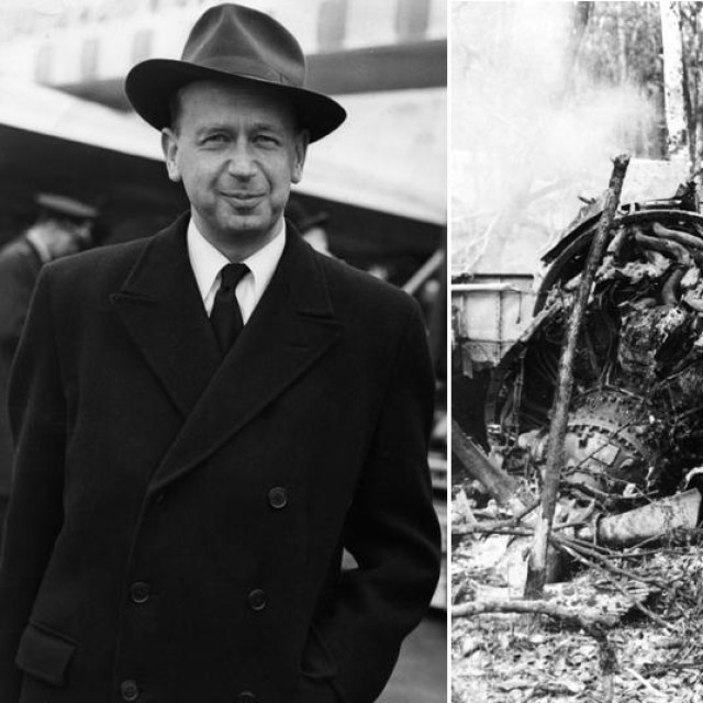 Dag Hammarskjöld; Prizor snimljen nakon pada zrakoplova