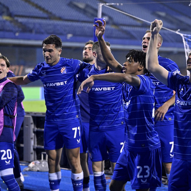 Slavlje Dinamovih nogometaša