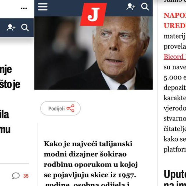 Internetska prevara s lažnom stranicom Jutarnjeg lista