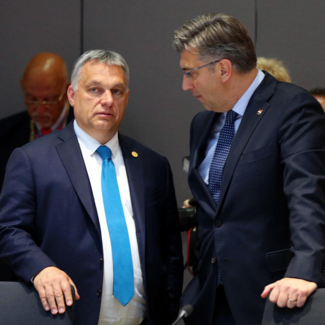 Mađarski premijer Viktor Orban i hrvatski premijer Andrej Plenković