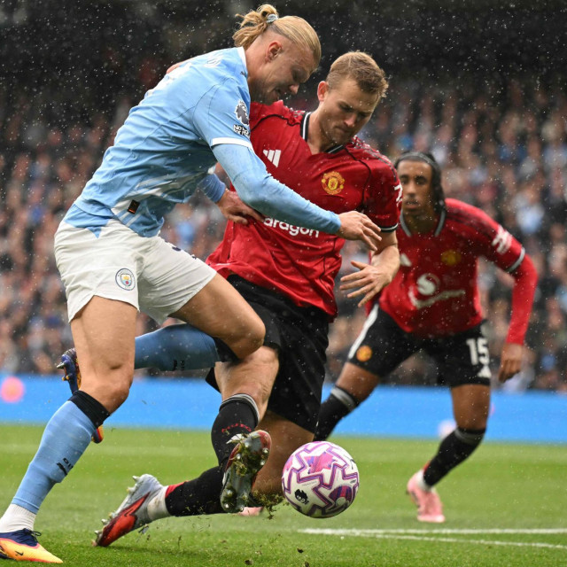 Erling Haaland i Matthijs de Ligt