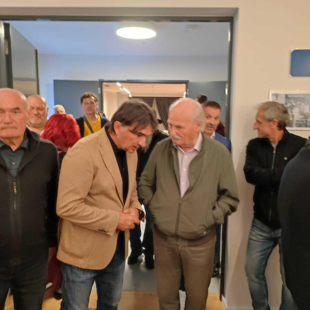 Zlatko Dalić, Ilija Lončarević, na izložbi Miro Rede