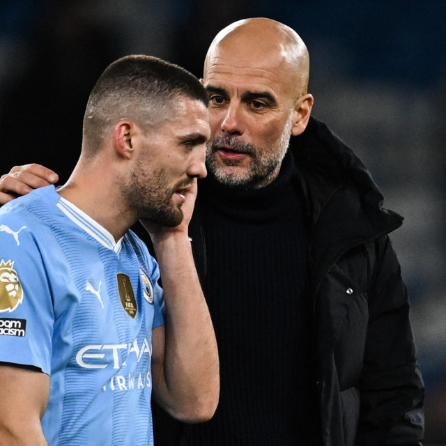 Pep Guardiola i Mateo Kovačić