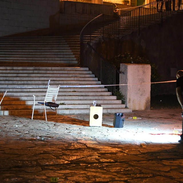 Policijski očevid na mjestu tragedije u Šibeniku