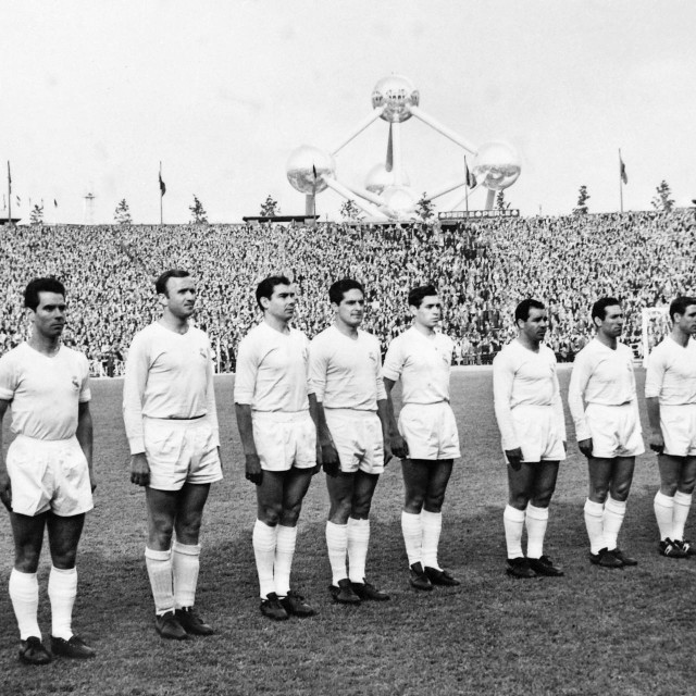 Araquistáin i momčad Reala koja je osvojila Europski kup 1966.