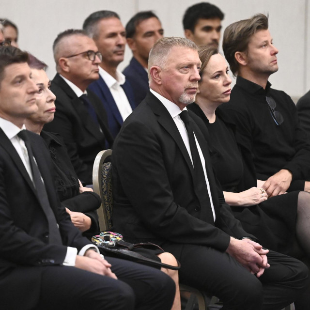 Zdravko Marić, Mija Pilić, Boris Becker.