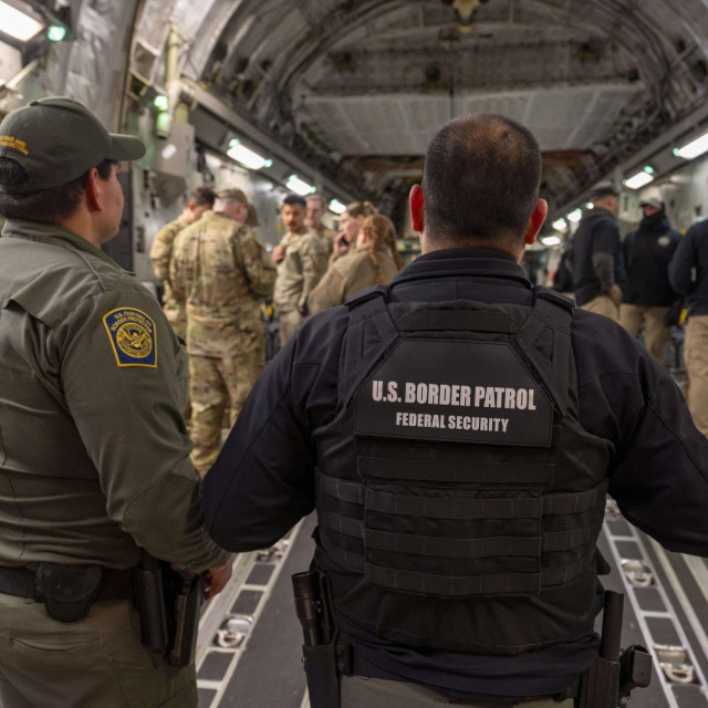 Deportacija migranata u SAD-u, ilustracija