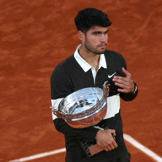 Carlos Alcaraz na Roland Garrosu