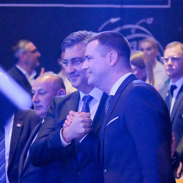 Andrej Plenković i Mislav Herman, arhivska fotografija