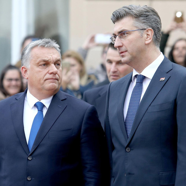  Andrej Plenković i Viktor Orban 