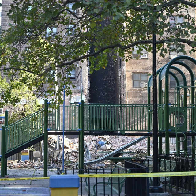 Lokacija na kojoj se urušila zgrada