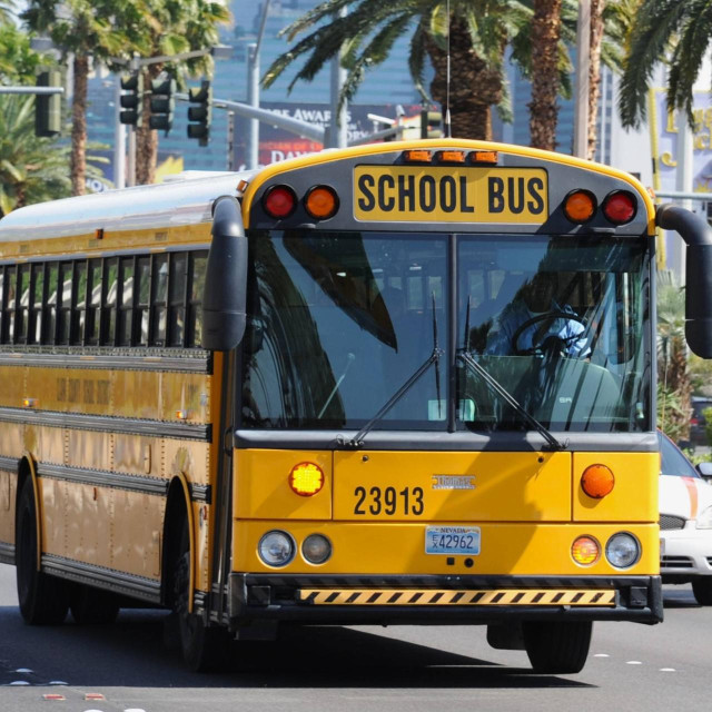 Školski autobus u SAD-u, ilustracija
