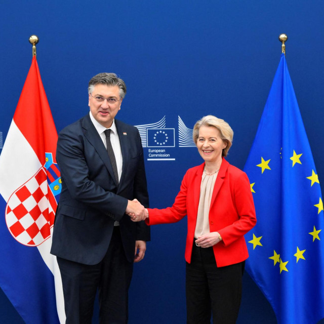 Andrej Plenković i Ursula von der Leyen