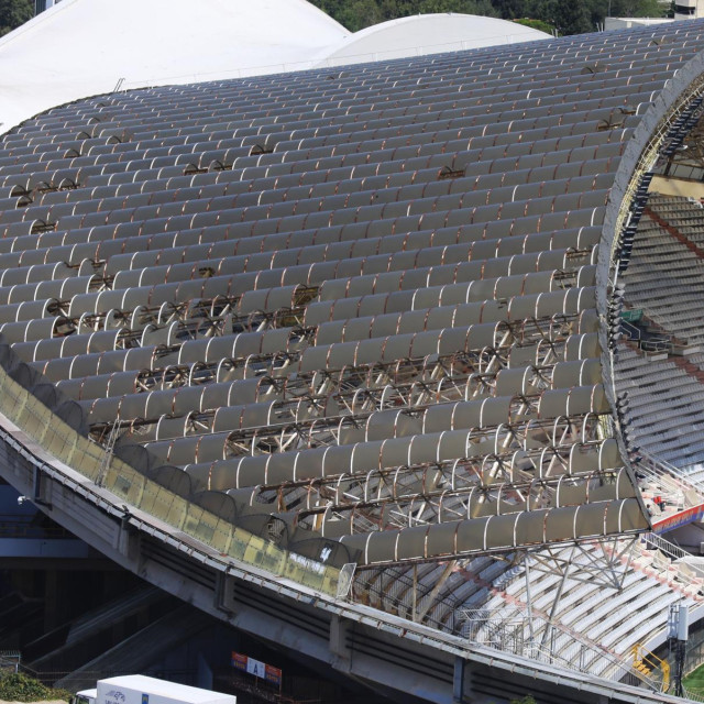 Uništen krov Poljuda