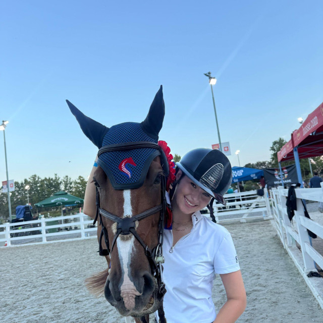 Lea Djelmić i njezin Dukat s kojim je osvojila naslov prvakinje Balkana prije mjesec dana kao prva Hrvatica u povijesti