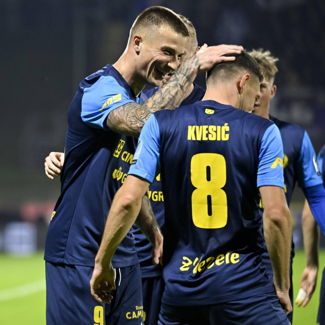 Franko Kovačević u proslavi pogotka