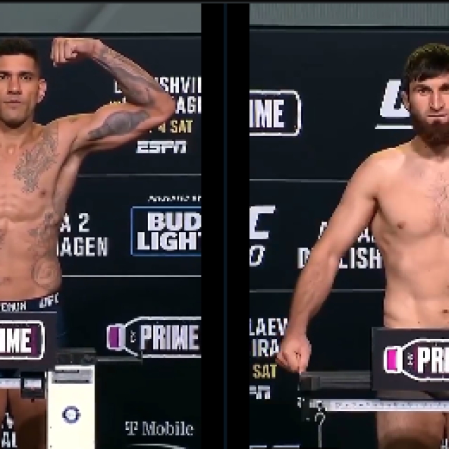 Alex Pereira (lijevo) | Magomed Ankalev (desno)