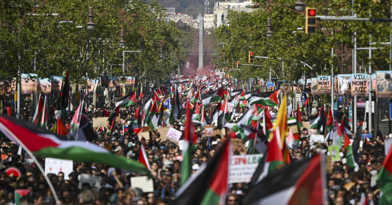 U Barceloni u znak potpore Gazi prosvjedovale tisuće ljudi