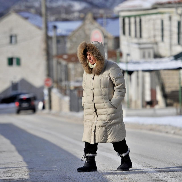 Arhivska fotografija iz Zagvozda