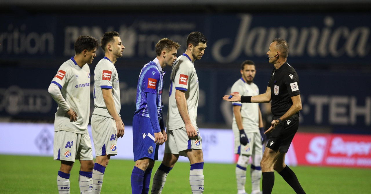 VIDEO: Pogledajte veliku grešku koja je dotukla Dinamo! Sudac je prvo sve pustio, pa dosudio penal